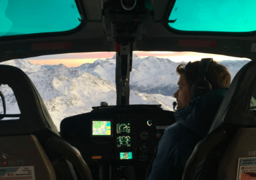 FOR THE BEST VIEW OF THE ALPS – TAKE A PANORAMIC HELICOPTER FLIGHT OVER SPECTACULAR ALPINE PEAKS